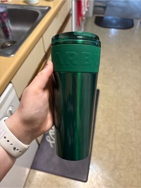 Starbucks Metallic Emerald Green Tumbler